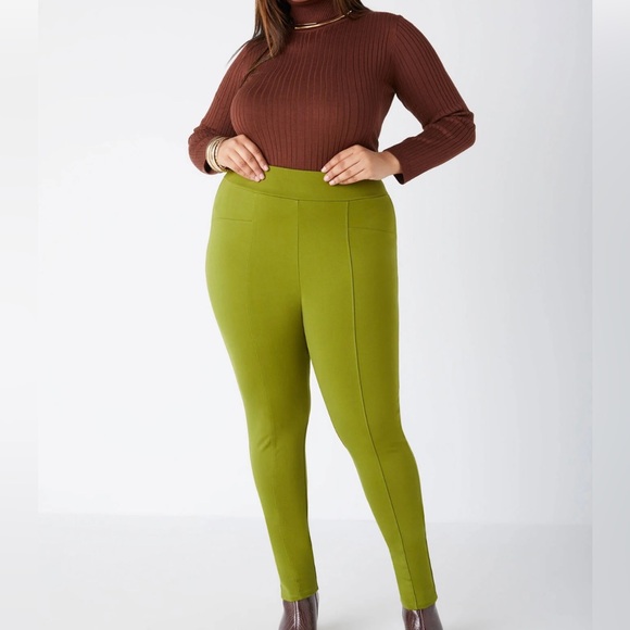 Seamed Ponte Leggings. NWT - Picture 3 of 4